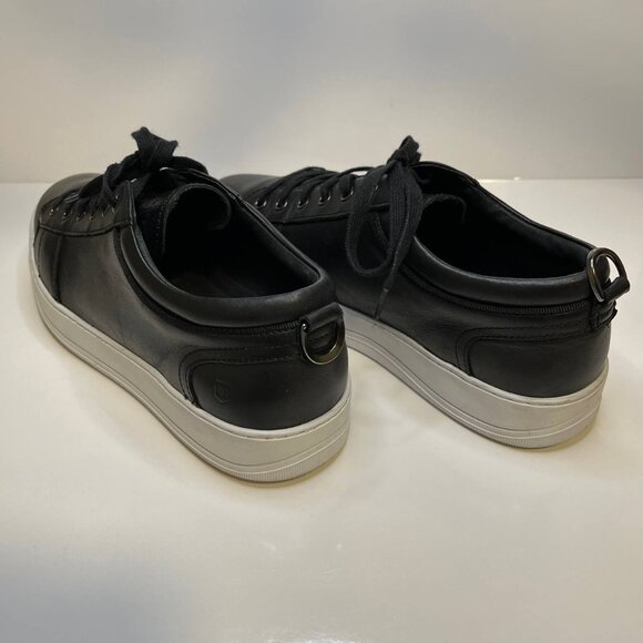 Andrew Marc Darwood Men's Black Leather Sneakers – Size US 8 - Picture 8 of 11
